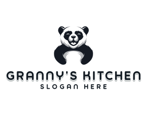 Panda Animal Bear logo design