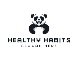 Panda Animal Bear logo design