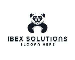 Panda Animal Bear logo design