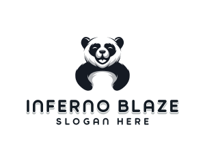 Panda Animal Bear logo design