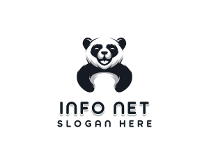 Panda Animal Bear logo design