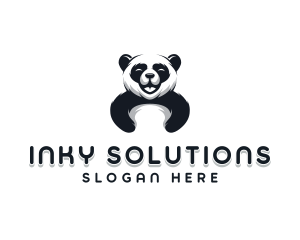 Panda Animal Bear logo design