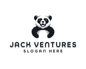 Panda Animal Bear logo design