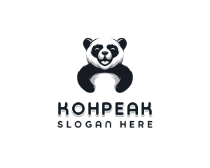 Panda Animal Bear logo design