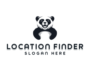 Panda Animal Bear logo design