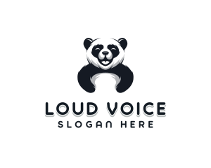 Panda Animal Bear logo design