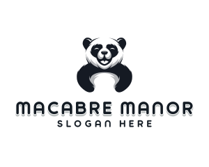 Panda Animal Bear logo design