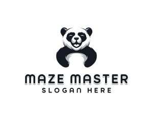 Panda Animal Bear logo design