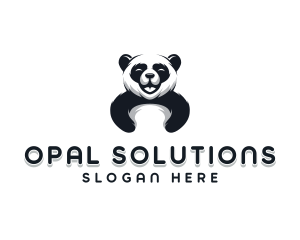 Panda Animal Bear logo design