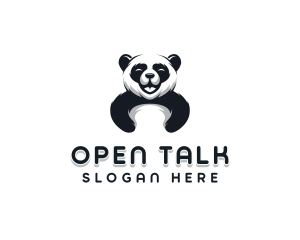 Panda Animal Bear logo design