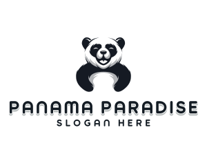 Panda Animal Bear logo design