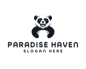 Panda Animal Bear logo design