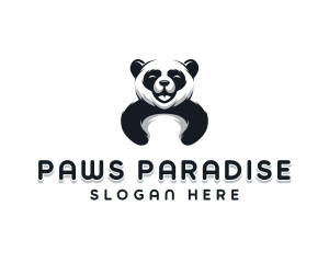 Panda Animal Bear logo design