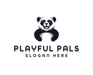 Panda Animal Bear logo design