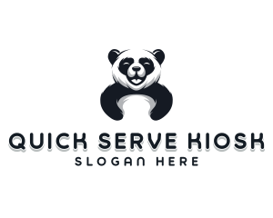 Panda Animal Bear logo design