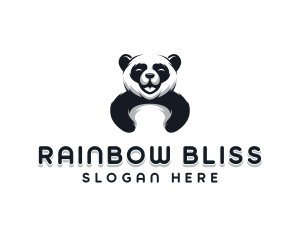 Panda Animal Bear logo design