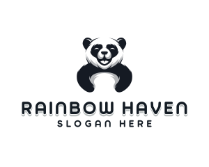 Panda Animal Bear logo design