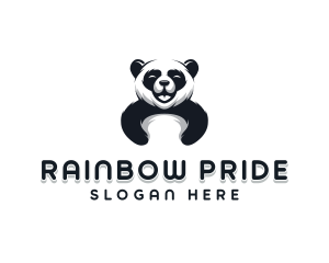 Panda Animal Bear logo design