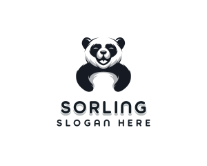 Panda Animal Bear logo design