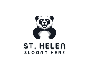 Panda Animal Bear logo design