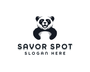 Panda Animal Bear logo design