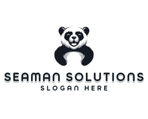 Panda Animal Bear logo design