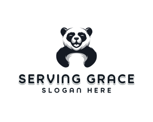 Panda Animal Bear logo design