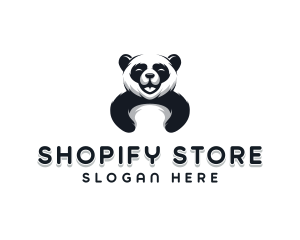 Panda Animal Bear logo design