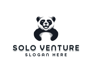 Panda Animal Bear logo design