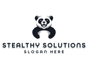 Panda Animal Bear logo design