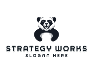 Panda Animal Bear logo design