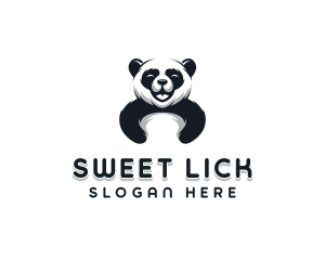 Panda Animal Bear logo design