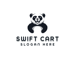 Panda Animal Bear logo design