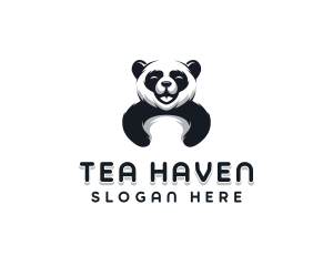 Panda Animal Bear logo design