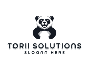 Panda Animal Bear logo design