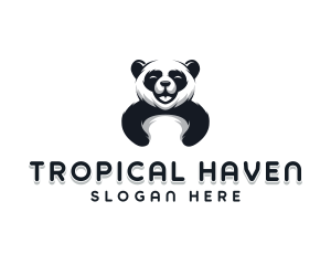 Panda Animal Bear logo design