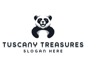 Panda Animal Bear logo design