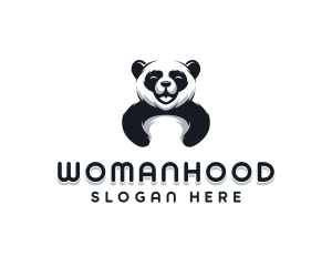 Hungry - Panda Animal Bear logo design