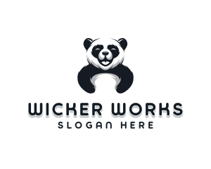 Panda Animal Bear logo design