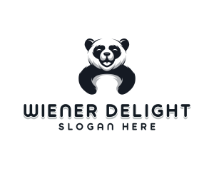 Panda Animal Bear logo design