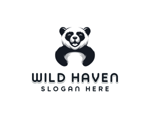 Panda Animal Bear logo design