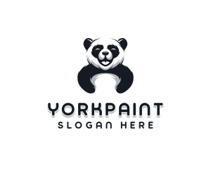 Panda Animal Bear logo design