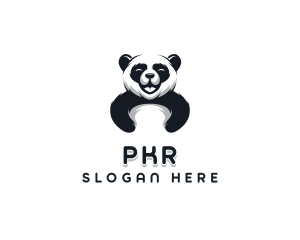 Panda Animal Bear logo design