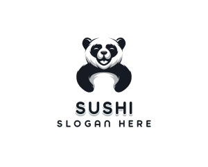 Panda Animal Bear logo design