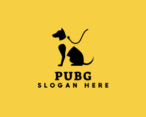 Canine Dog Leash Logo