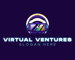 VR Headset Gaming  logo design