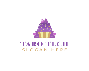 Taro - Sweet Pastry Cupcake logo design
