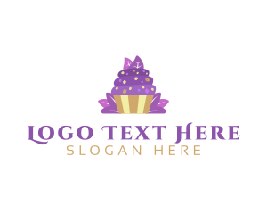 Sweet Pastry Cupcake Logo