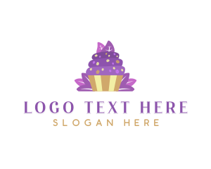 Sweet Pastry Cupcake Logo