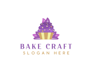 Sweet Pastry Cupcake logo design